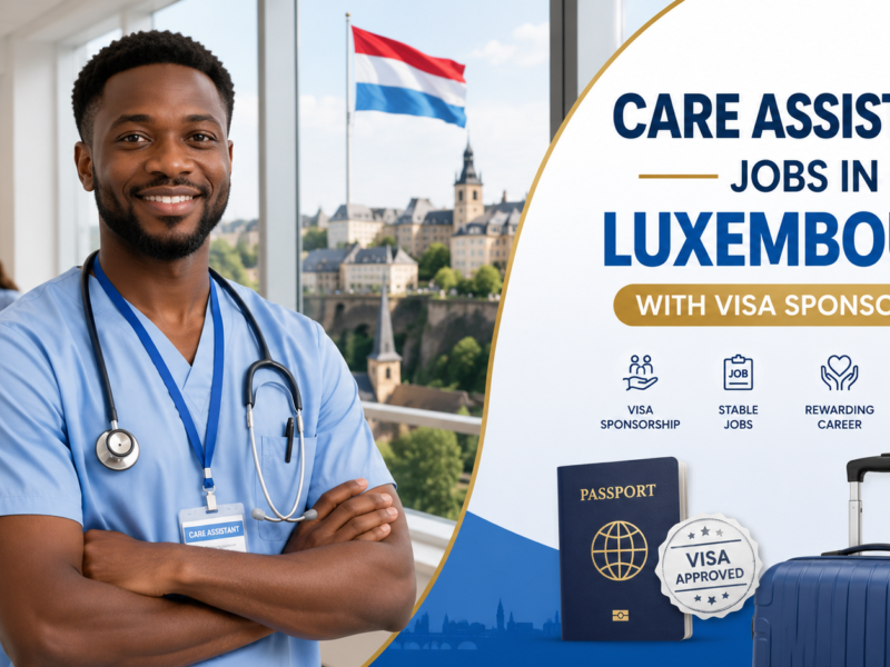 Care Assistant jobs in Luxembourg with Visa Sponsorship