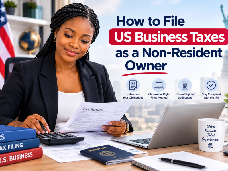 How to File US Business Taxes as a Non-Resident Owner
